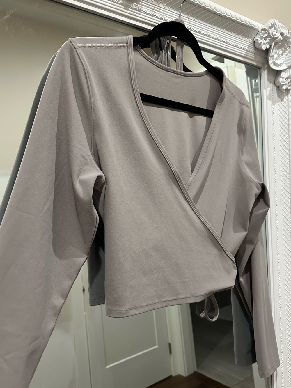 Lululemon Nulu Mauve Wrap Top